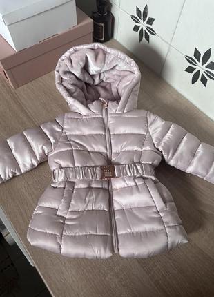 Детская теплая куртка fagotino итальялия🇮🇹 9-12 mth