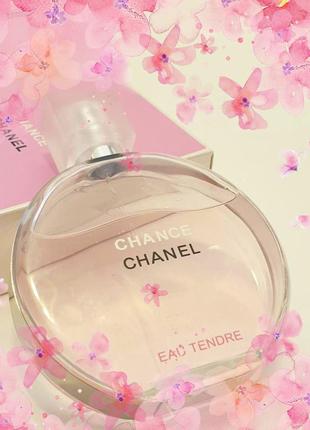 Chanel chance eau tendre edt 100ml💝💚🌹 (оригінал‼️) новые в упаковке!!️