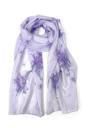 Шарф легкий olga greco, свет фиолетовый