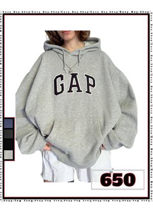 Худи с надписью gap