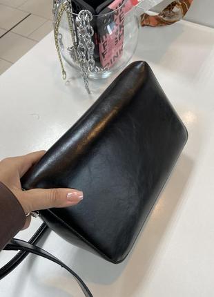 Мега стильна сумочка з натуральної шкіри3 фото