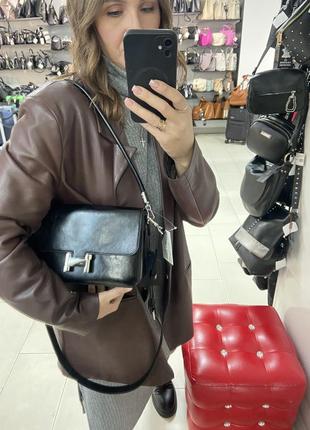 Мега стильна сумочка з натуральної шкіри6 фото