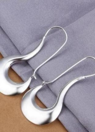 Серьги серебро silver original