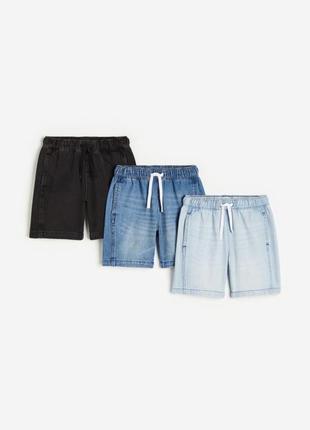 Джинсовые шорты h&m 128