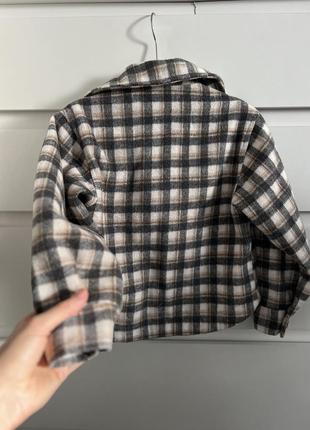Пальто дитяче, утеплена сорочка, сорочка на флісі, куртка демісезон2 фото