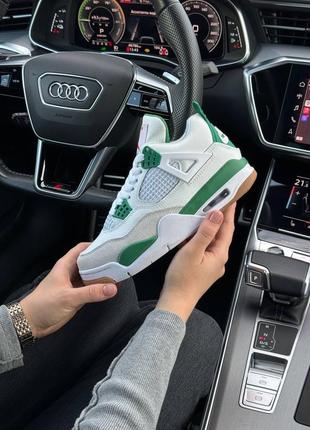 Жіночі кросівки air jordan 4 retro x sb “pine green”