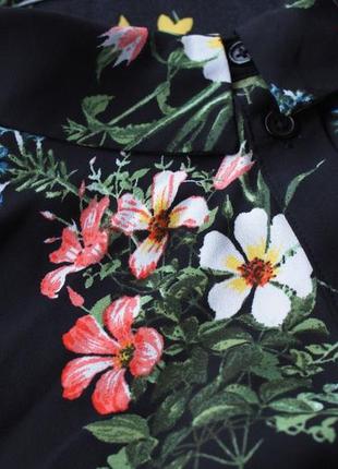 Брендовая блуза цветочный принт пижамный стиль от oasis8 фото