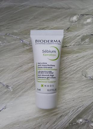 💚bioderma sebium kerato+ gel-cream крем-гель для проблемної шкіри2 фото