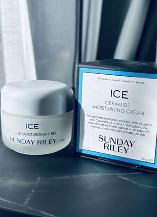 Sunday riley ice ceramide moisturizer with vitamin f увлажняющий крем с керамидами3 фото