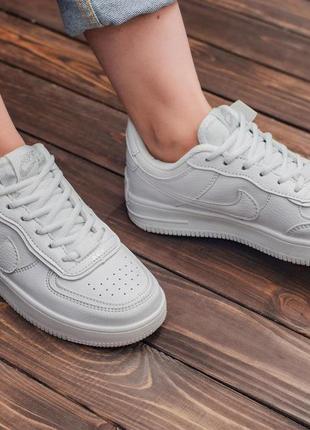 Nike air force low white10 фото