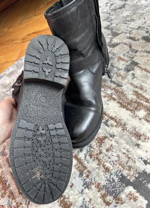 Ботинки сапоги кожа зимние 26,56 фото