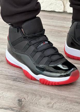 Кроссовки мужские air jordan 11 retro playoffs ейр джордан 11