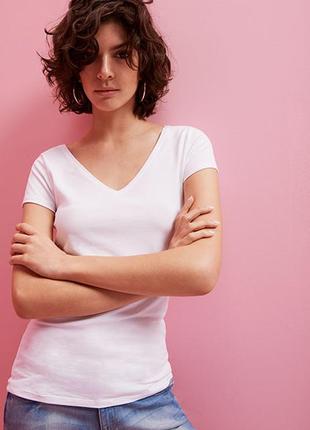 Женская базовая стрейчевая футболка primark5 фото