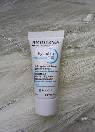 🌊bioderma hydrabio smoothig moisturising care spf30 роскошный, увлажняющий крем для лица3 фото