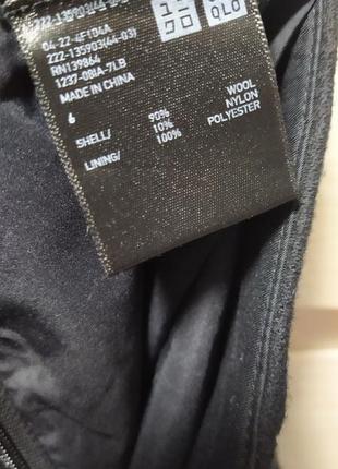 Юбка карандаш миди шерсть uniqlo3 фото