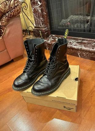 Dr. martens 1490 black smooth1 фото