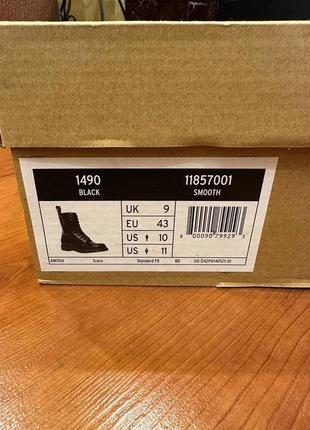 Туфли оксфорды броги dr martens 1461 the who target smooth oxford leather3 фото