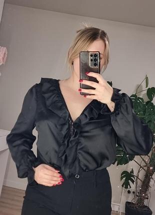 Аристократична ретро блуза, вінтажна блузка