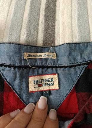 Яркая блуза в клетку tommy hilfiger5 фото