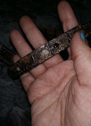 Небольшой сумочка из кожи под крокодила ciampi5 фото
