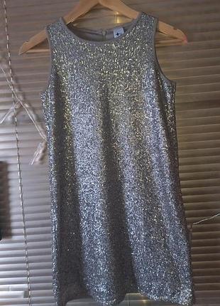 Платье-сарафан в пайетках here &amp;there