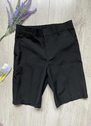 Новые черные шорты для мальчика 7,8 лет f&amp;f школьная одежда