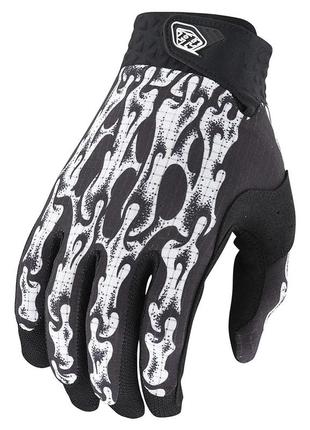 Вело перчатки tld air glove ; slime hands [black / white] sm