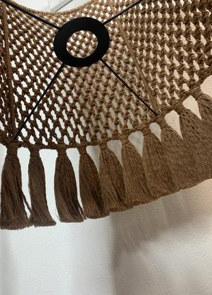 Абажур макраме светильник торшер