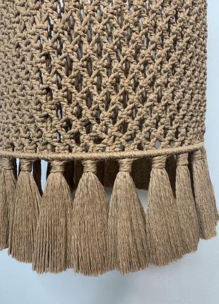 Абажур макраме светильник торшер