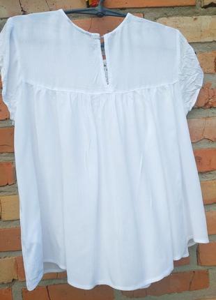 Блуза біла шикарна доставка безкоштовно !!!4 фото