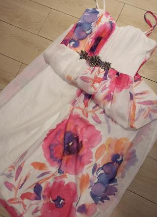 Невероятное платье, сарафан в цветах jane norman1 фото