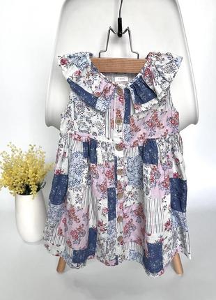 Платье в цветочки некст