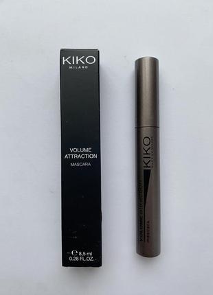 Скидка🔥тушь kiko volume attraction для увеличения объёма