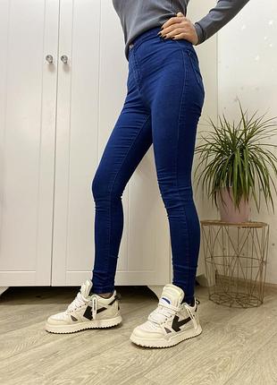Синие джинсы скинни topshop skinny размер 25 xs