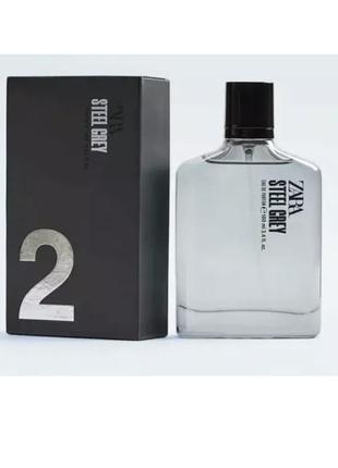 Парфюмерная вода steel grey 2 zara 100 ml1 фото