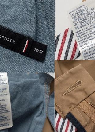 Tommy hilfiger beige chinos pants&nbsp;мужские брюки10 фото