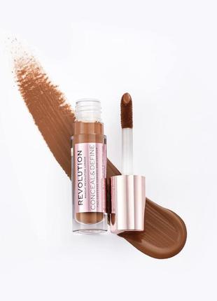 Консилер/скульптор/бронзер makeup revolution conceal & define з16