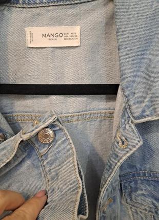Джинсовая куртка mango5 фото