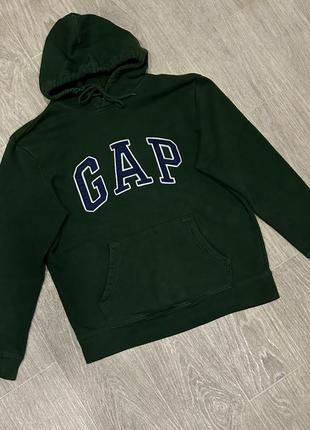 Gap худи, толстовка vintage, вышитое лого