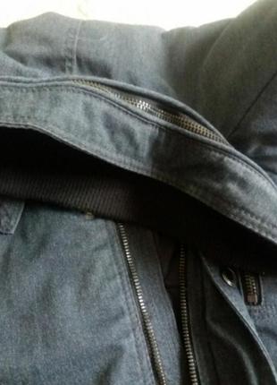 Куртка демисезонная h&m, модная укороченная куртка, осенняя джинсовая куртка6 фото