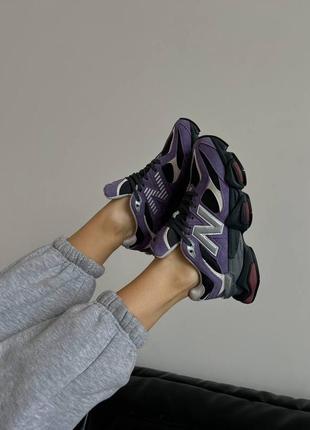 Кроссовки new balance 9060 purple rouge фиолетовые женские / мужские