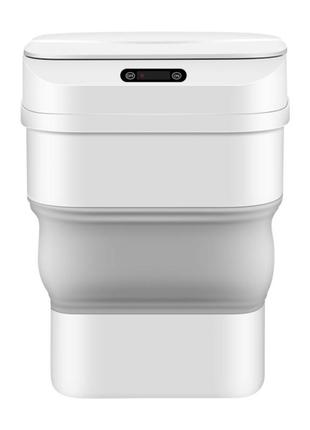 Ведро для мусора автоматическое складное с сенсорной крышкой от 8 л до 17.5 л