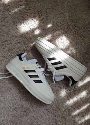 Женские кроссовки adidas gazelle bold platform люкс качество7 фото