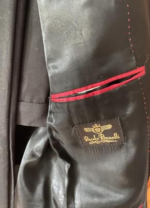 Діловий костюм класика піджак штани paulo boselli2 фото