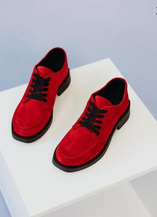 Замшеві туфлі на шнурівці - якісно, зручно та вишукано2 фото