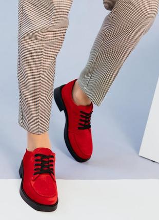 Замшеві туфлі на шнурівці - якісно, зручно та вишукано6 фото
