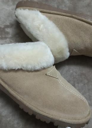 Тапочки домашние осень-зима замш овчина жен.39р ugg австрии4 фото