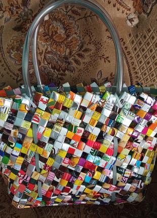 Женские аксессуары 👜 оригинальная сумка, пляжная сумочка, ручная работа handmade5 фото