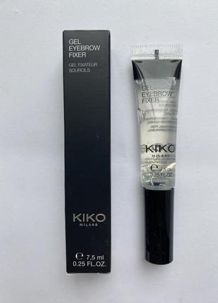 Kiko milano eyebrow fixing gel прозрачный гель для фиксации бровей2 фото