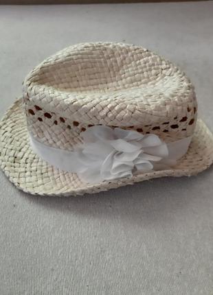 Капелюх капелюшок річна соломка папір 5-8 років3 фото